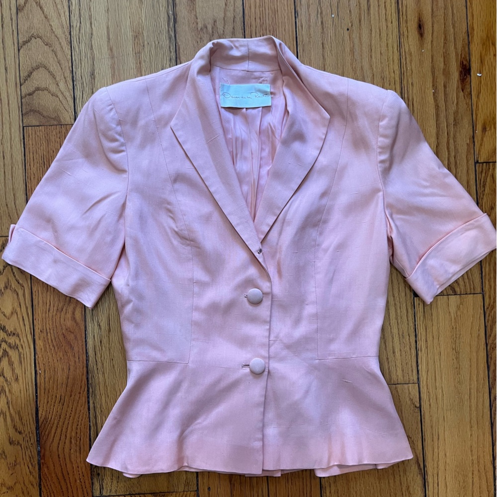 Oscar De La Renta Vintage Pink 90’s suit